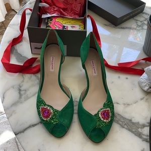 Patricia Blanchet sandals glitter